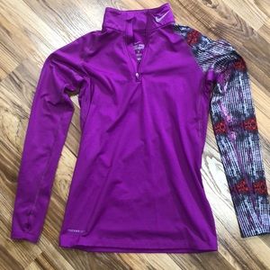 Dri fit Nike quarter zip